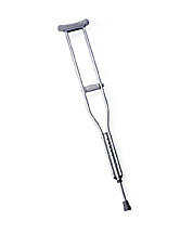 Push Button Aluminum Crutches - Adult, 5'2" - 5'10"